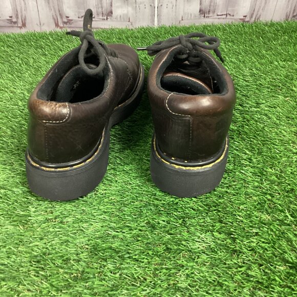 Vintage Dr. Martens Brown Leather Shoes England main image 9